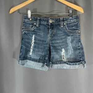 Bu Distressed Denim Shorts